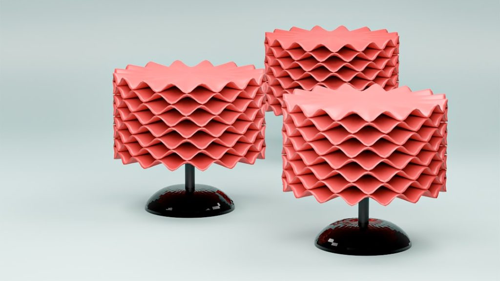 Photo terracotta table lamp