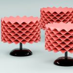 Photo terracotta table lamp